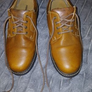 Classic Tan Leather Men's Oxfords